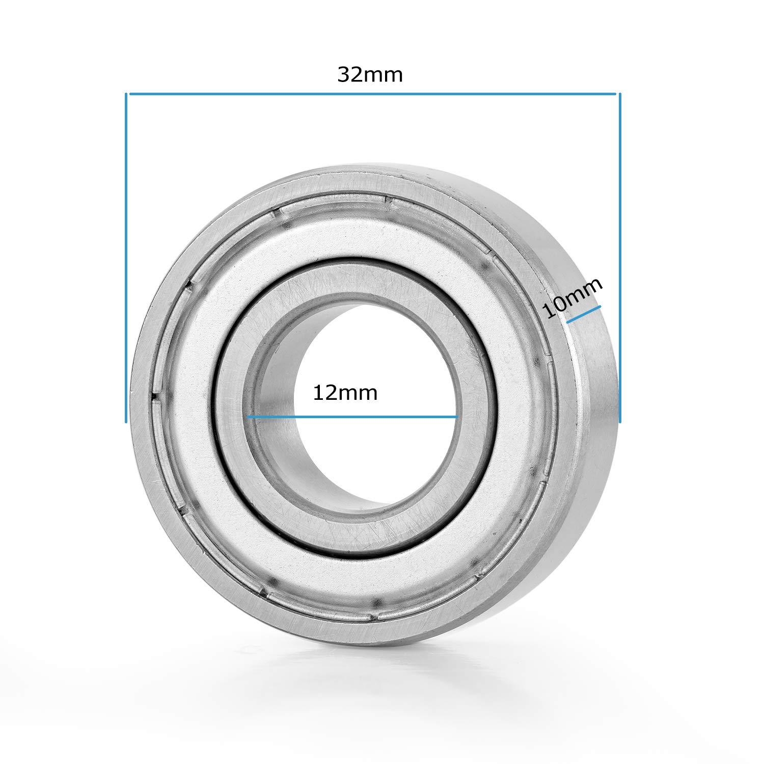  6201-2RSC3 6201-2RS Deep Groove Ball Bearing 12x32x10mm China Brand